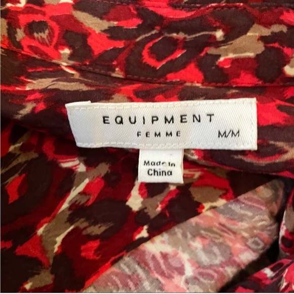 Equipment Animal Print Blouse - Picture 7 of 8